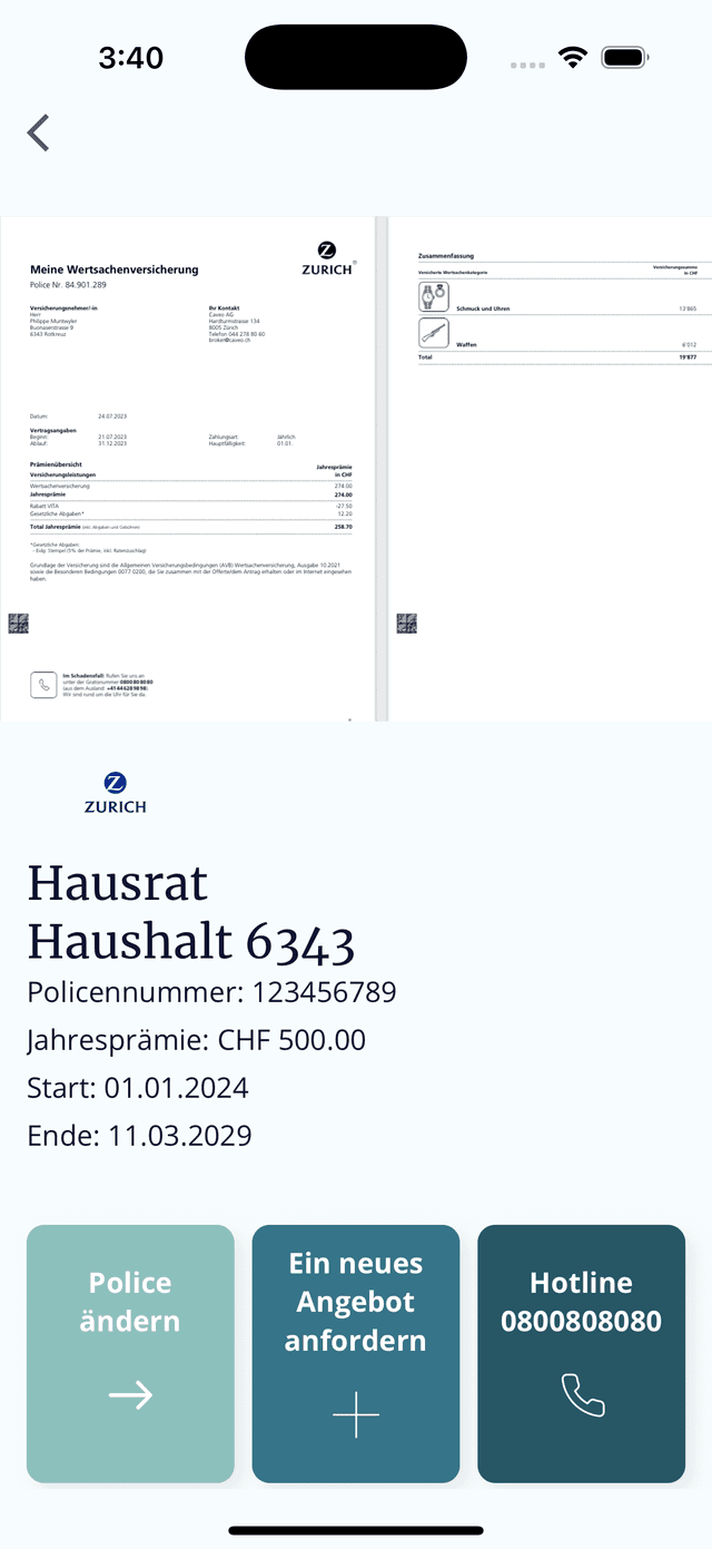 Insurances
