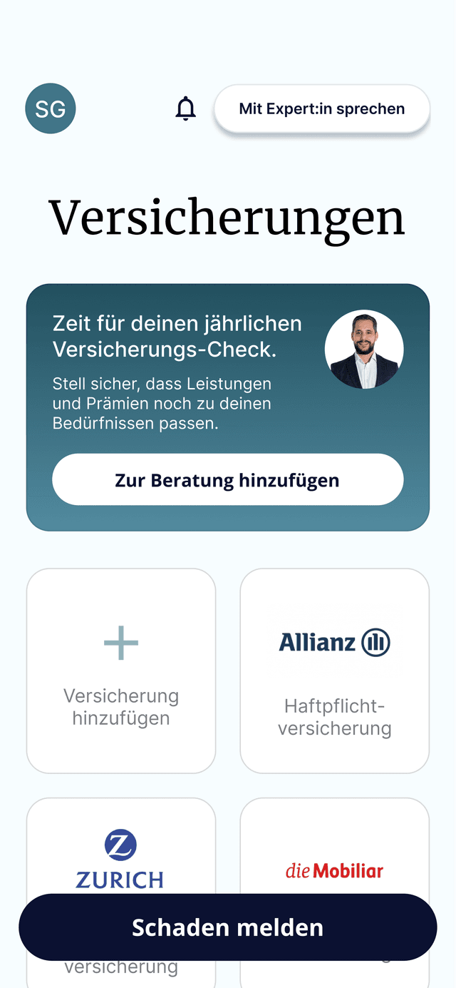 Jährlicher Versicherungs-Check